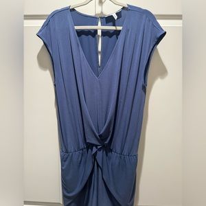 BCBGeneration Blue Flowy Romper